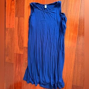 Royal Blue 2x Dress from Old Navy with off the shoulder sleeves
